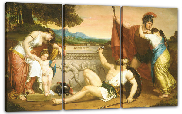 Leinwandbild Henry Peters Grau - Der Lohn des Krieges