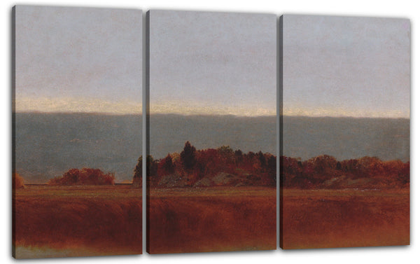 Leinwandbild John Frederick Kensett - Salzwiese im Oktober
