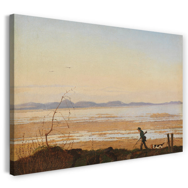 Leinwandbild Johan Thomas Lundby - Ein Abend am See Arresø