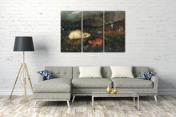 Leinwandbild John Woodhouse Audubon - Hudson's Bay Lemming