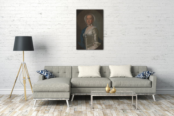 Leinwandbild Jeremia Theus - Frau Gabriel Manigault