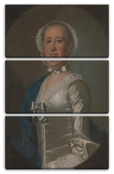 Leinwandbild Jeremia Theus - Frau Gabriel Manigault