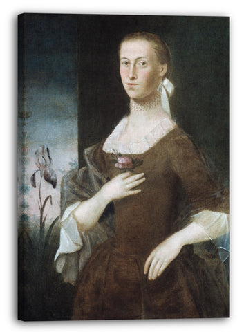 Leinwandbild William Johnston - Frau Samuel Gardiner