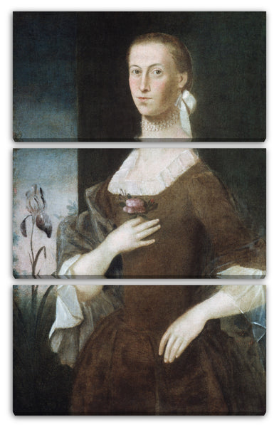 Leinwandbild William Johnston - Frau Samuel Gardiner