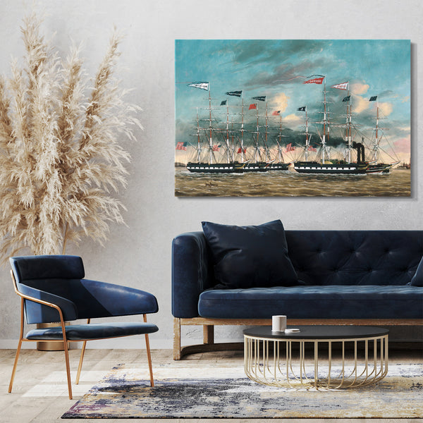 Leinwandbild James Guy Evans - The Tow Boat Conqueror