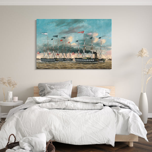 Leinwandbild James Guy Evans - The Tow Boat Conqueror