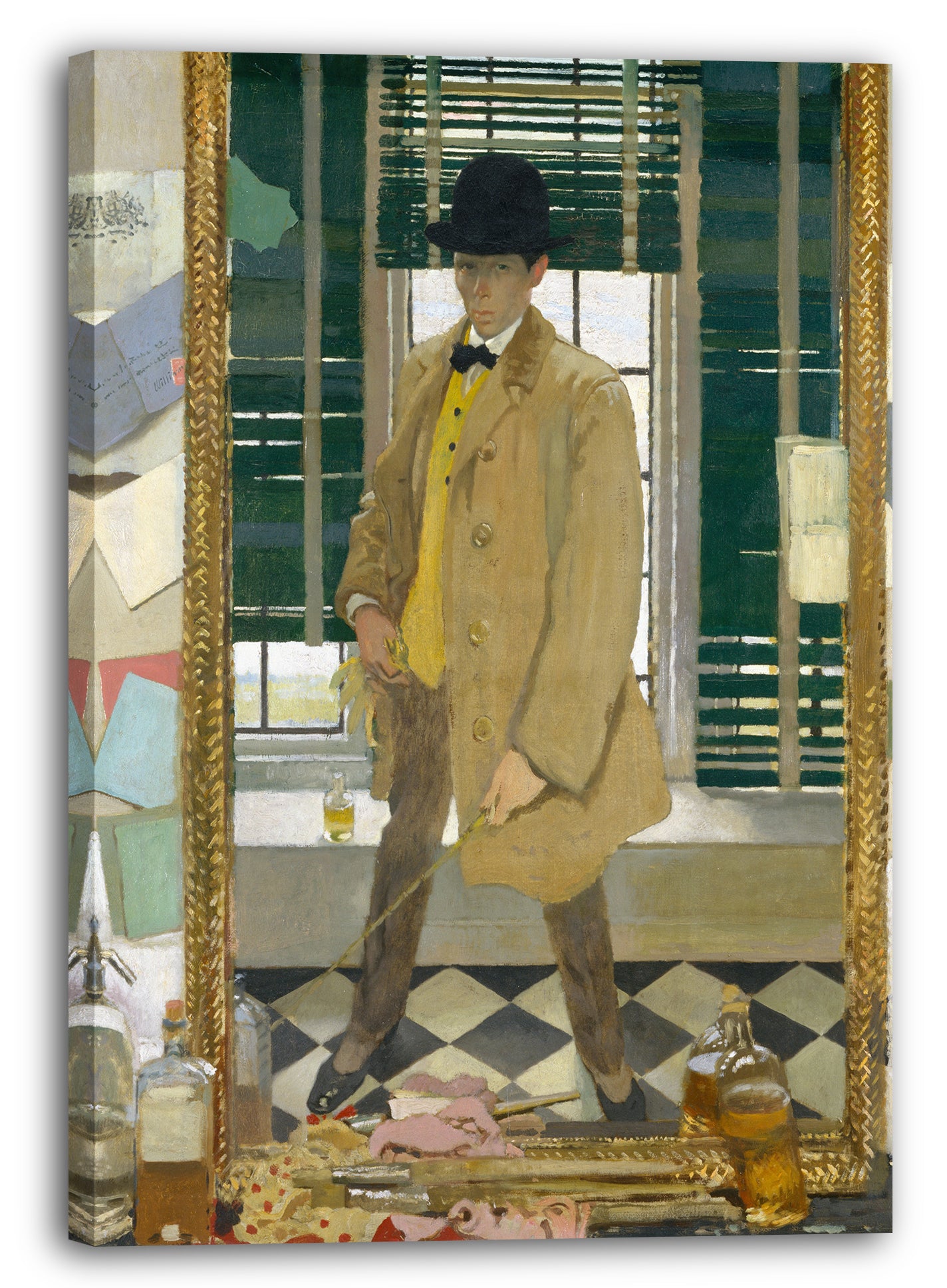 Leinwandbild William Orpen - Selbstporträt