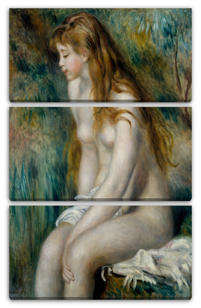Leinwandbild Auguste Renoir - Junges Mädchen badet