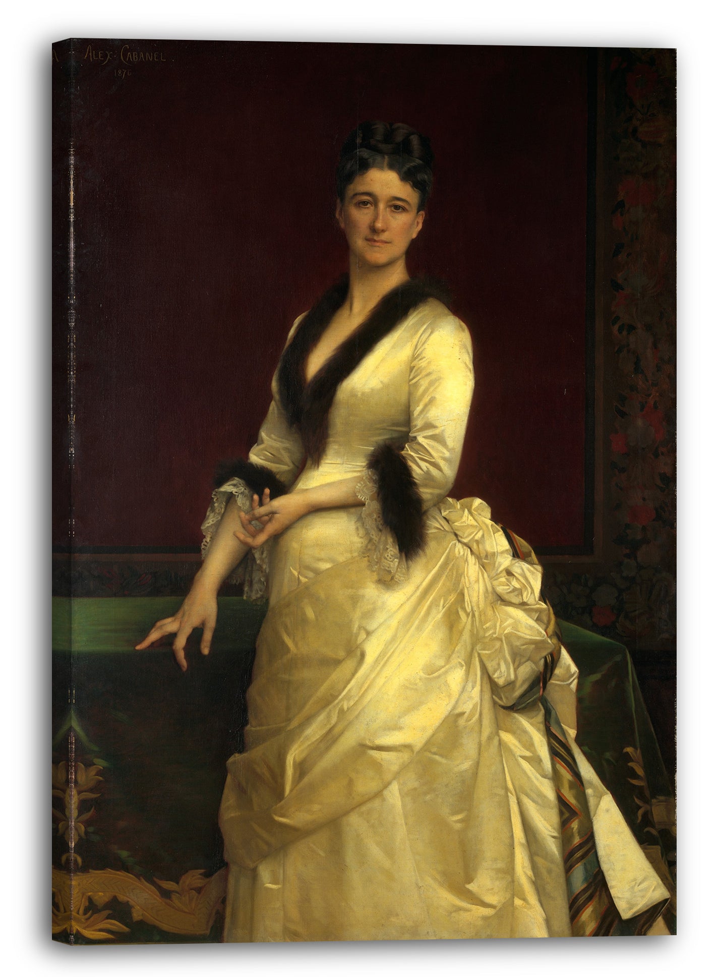 Leinwandbild Alexandre Cabanel - Katharina Lorillard Wolfe (1828-1887)