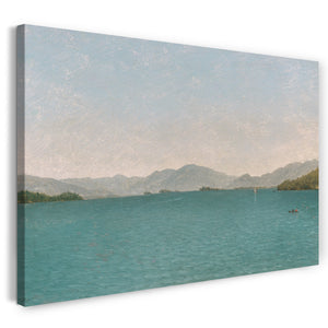 Leinwandbild John Frederick Kensett - Lake George, Studie im Freien