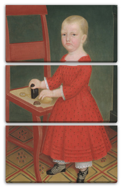 Leinwandbild ca. 1840-50 - Junge mit blonden Haaren