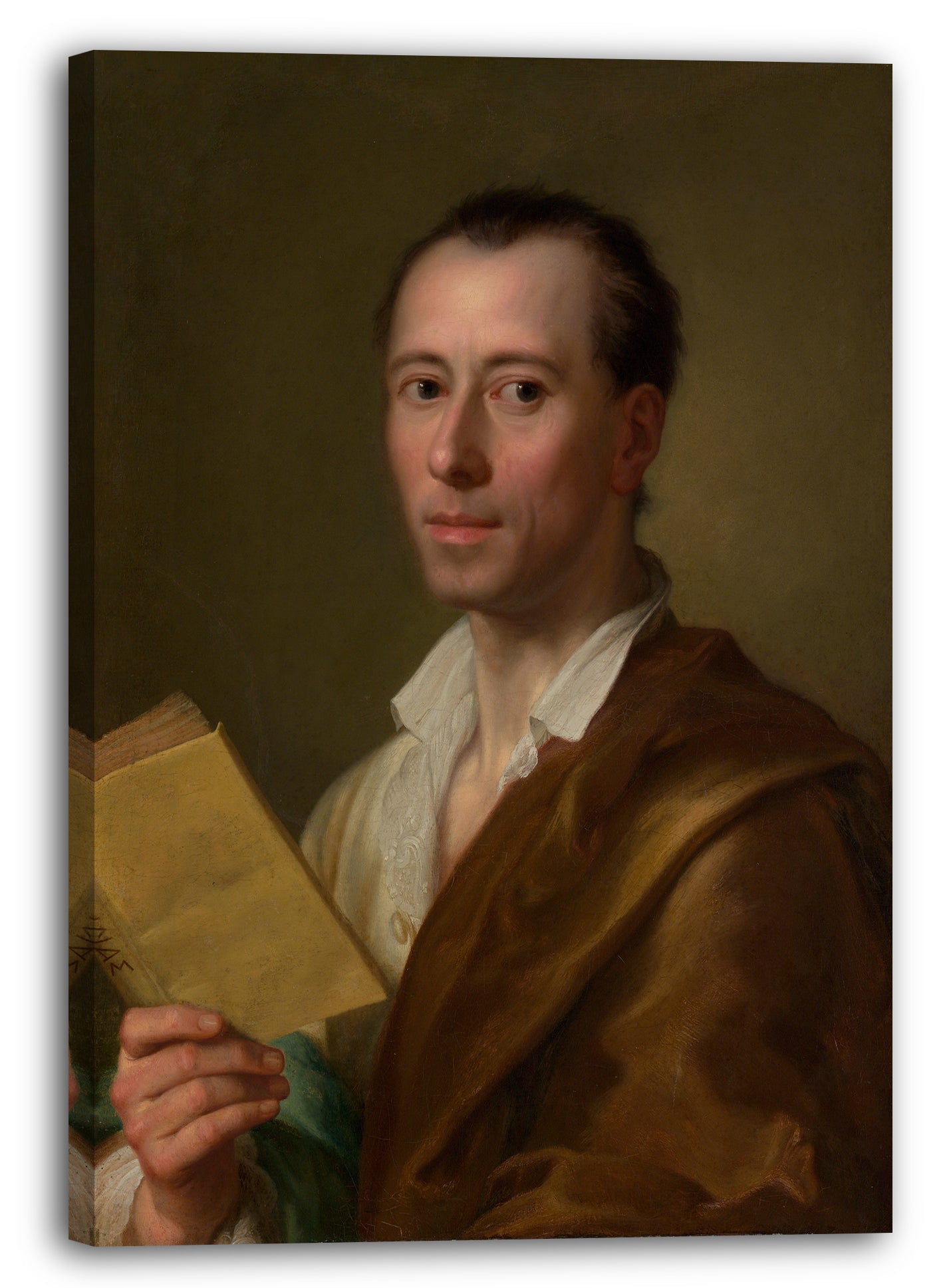 Leinwandbild Anton Raphael Mengs - Johann Joachim Winckelmann (1717-1768)