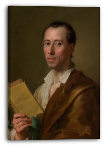 Leinwandbild Anton Raphael Mengs - Johann Joachim Winckelmann (1717-1768)