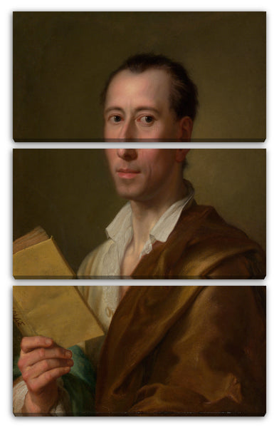 Leinwandbild Anton Raphael Mengs - Johann Joachim Winckelmann (1717-1768)