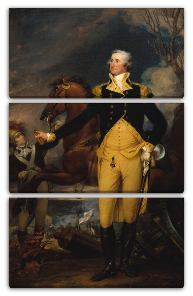 Leinwandbild John Trumbull - George Washington vor der Schlacht von Trenton