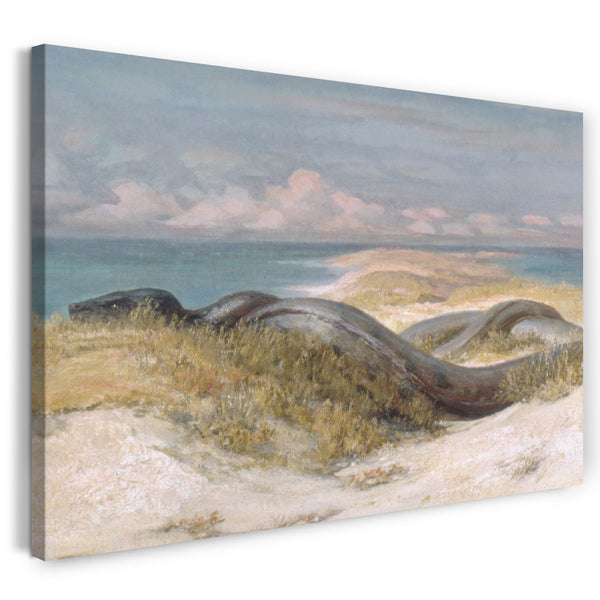 Leinwandbild Elihu Vedder - Höhle der Seeschlange