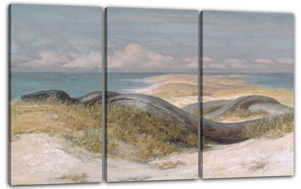Leinwandbild Elihu Vedder - Höhle der Seeschlange