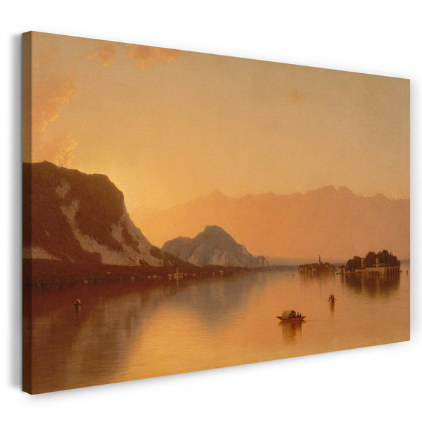 Leinwandbild Sanford Robinson Gifford - Isola Bella am Lago Maggiore