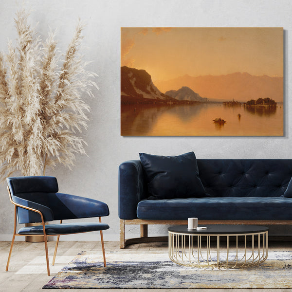 Leinwandbild Sanford Robinson Gifford - Isola Bella am Lago Maggiore