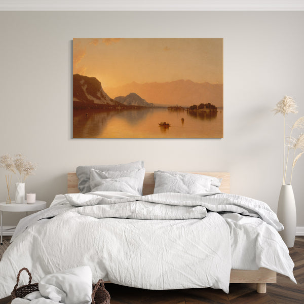 Leinwandbild Sanford Robinson Gifford - Isola Bella am Lago Maggiore