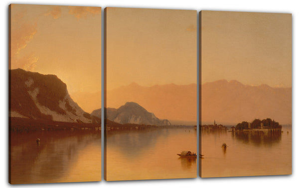 Leinwandbild Sanford Robinson Gifford - Isola Bella am Lago Maggiore
