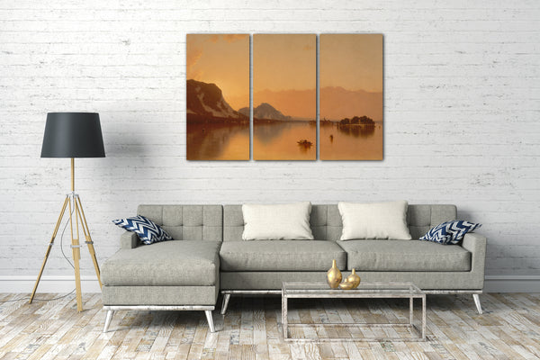 Leinwandbild Sanford Robinson Gifford - Isola Bella am Lago Maggiore