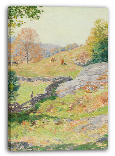 Leinwandbild Willard Metcalf - Hillside Pastures-September