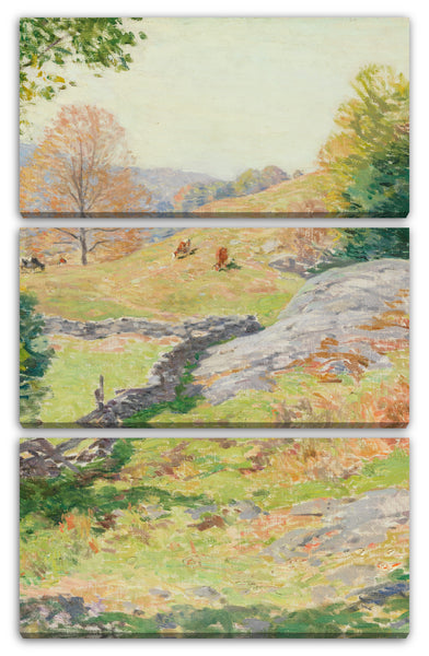 Leinwandbild Willard Metcalf - Hillside Pastures-September