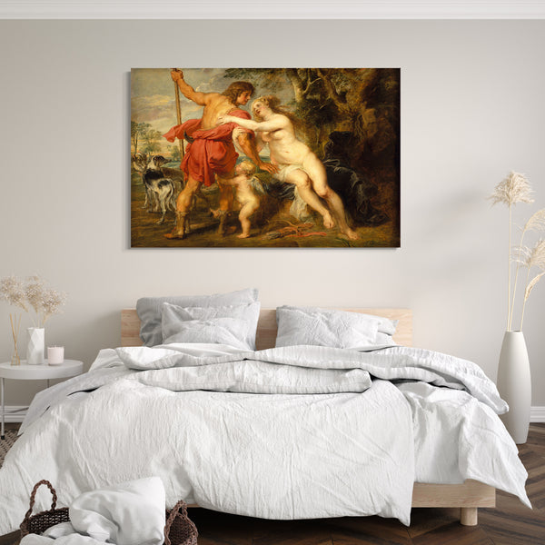 Leinwandbild Peter Paul Rubens - Venus und Adonis