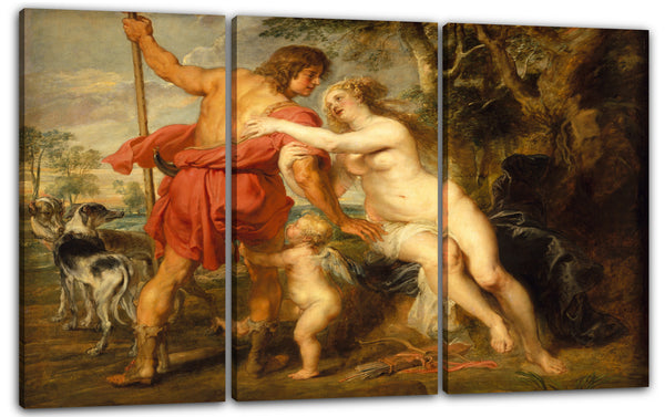 Leinwandbild Peter Paul Rubens - Venus und Adonis