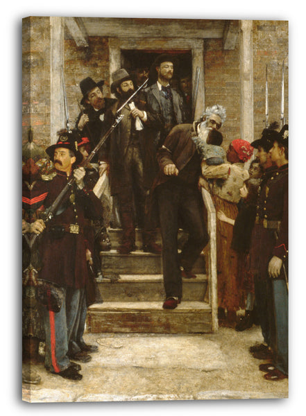 Leinwandbild Thomas Hovenden - Die letzten Momente von John Brown