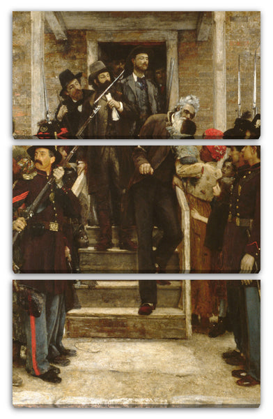 Leinwandbild Thomas Hovenden - Die letzten Momente von John Brown