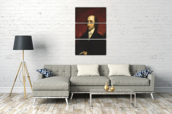 Leinwandbild Gilbert Stuart - Albert Gallatin