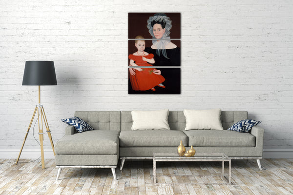 Leinwandbild Ammi Phillips - Frau Mayer und Tochter