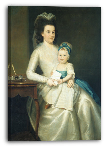 Leinwandbild Ralph Earl - Lady Williams und Kind
