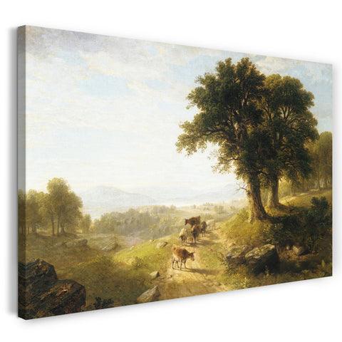Leinwandbild Asher Brown Durand - Fluss Szene
