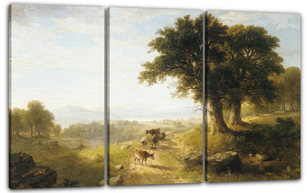Leinwandbild Asher Brown Durand - Fluss Szene