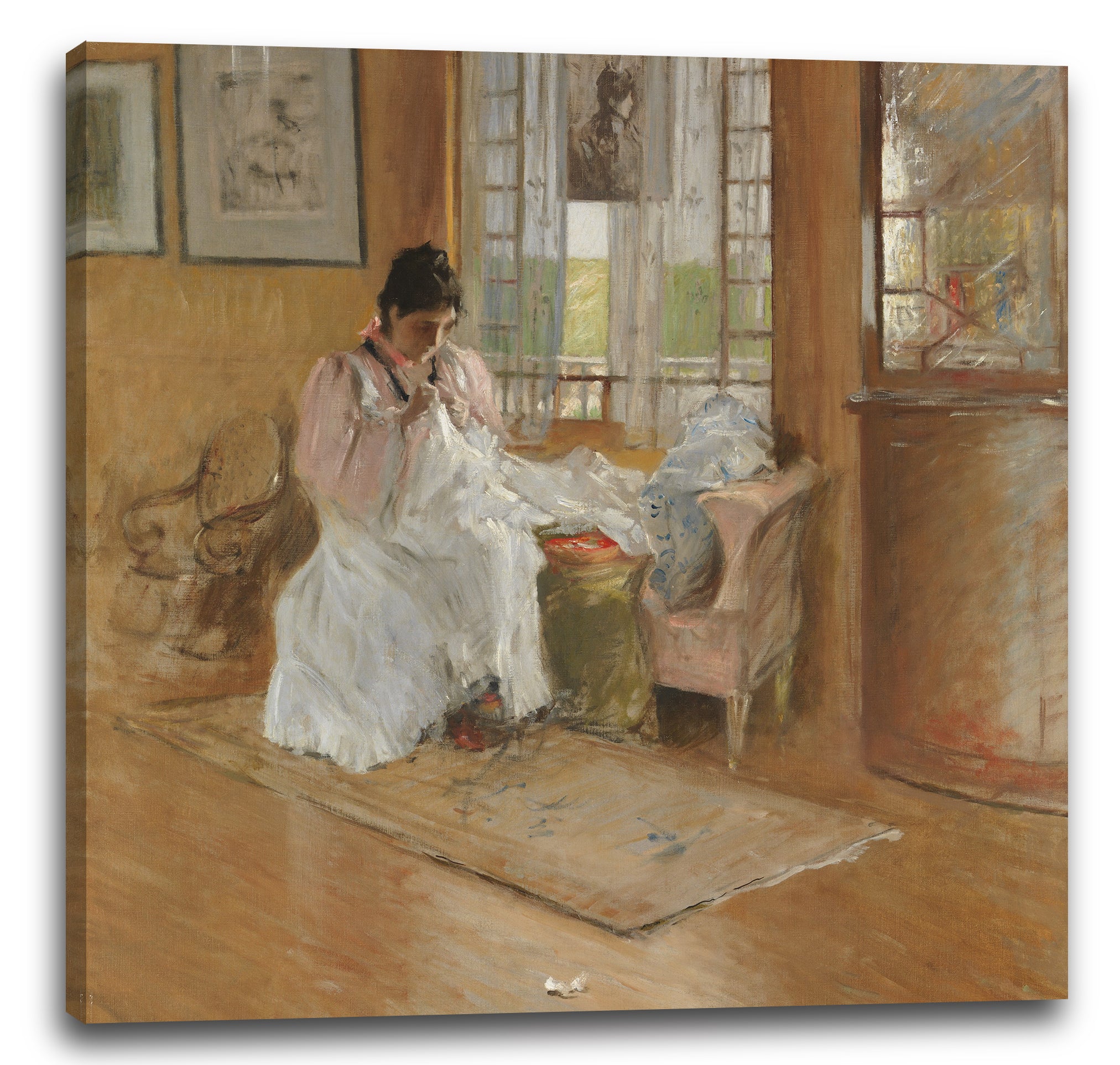 Leinwandbild William Merritt Chase - Für den Kleinen