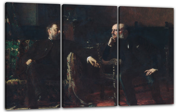 Leinwandbild Eastman Johnson - Das Finanzierungsgesetz