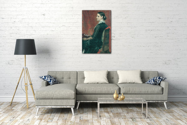 Leinwandbild Thomas Hicks - Frau Thomas Hicks