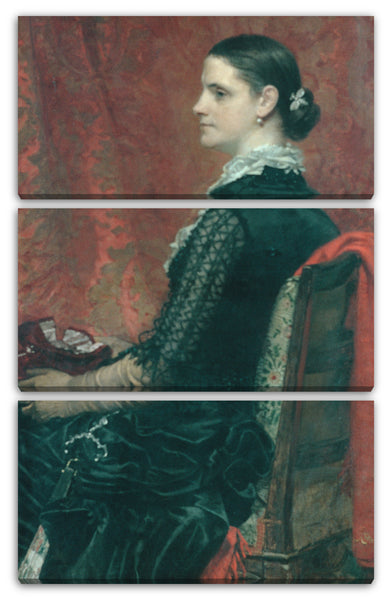 Leinwandbild Thomas Hicks - Frau Thomas Hicks