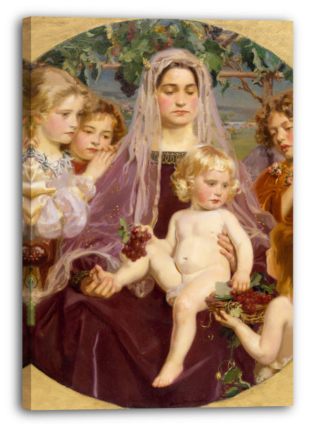 Leinwandbild Frederick William MacMonnies - Madonna von Giverny