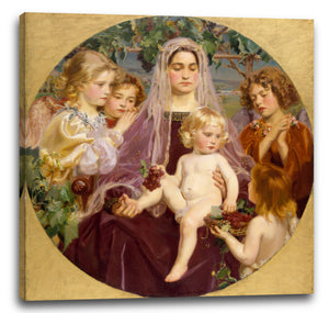 Leinwandbild Frederick William MacMonnies - Madonna von Giverny