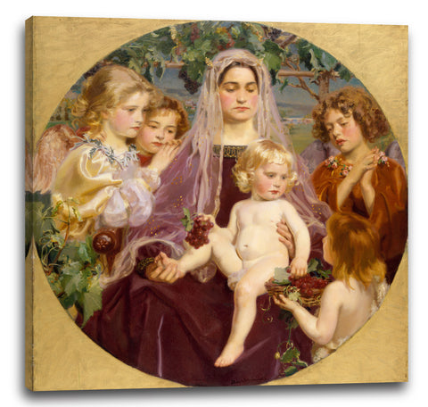 Leinwandbild Frederick William MacMonnies - Madonna von Giverny