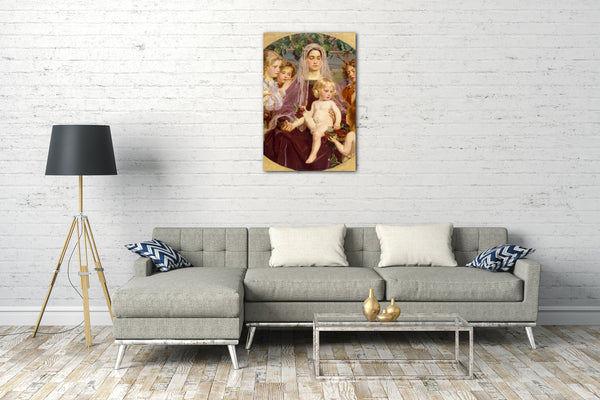 Leinwandbild Frederick William MacMonnies - Madonna von Giverny