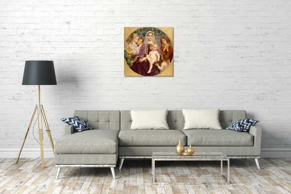Leinwandbild Frederick William MacMonnies - Madonna von Giverny