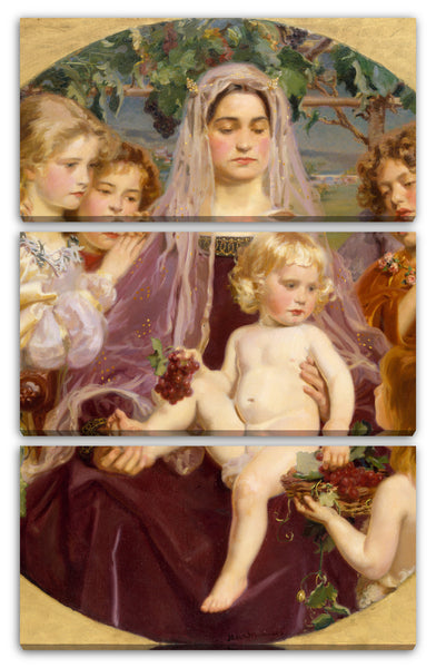 Leinwandbild Frederick William MacMonnies - Madonna von Giverny