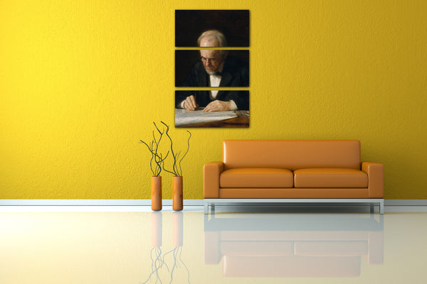 Leinwandbild Thomas Eakins - Der schreibende Meister