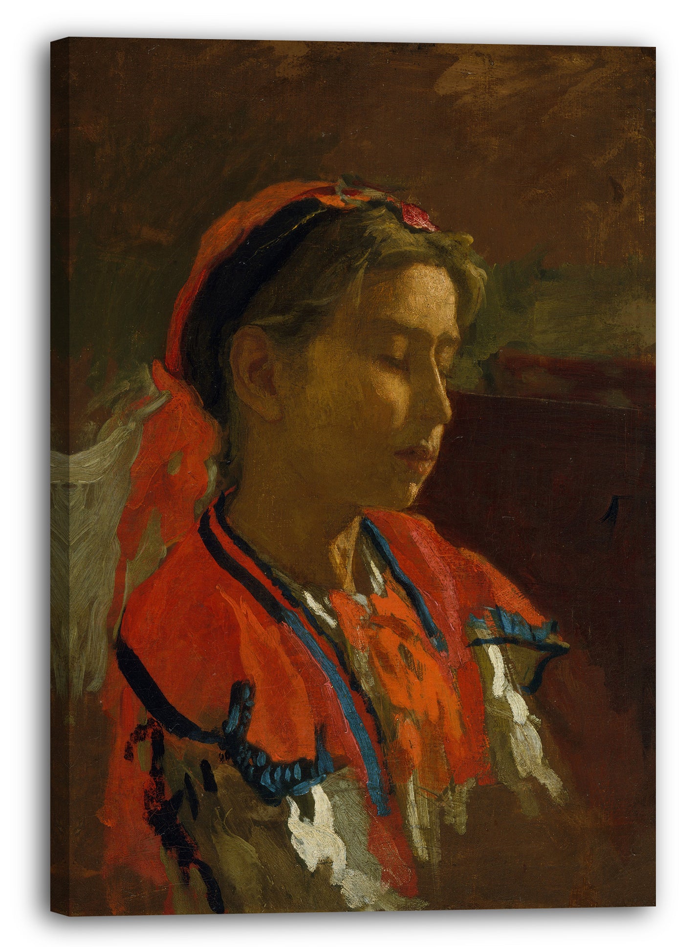 Leinwandbild Thomas Eakins - Carmelita Requena