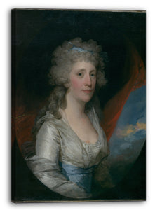Leinwandbild Gilbert Stuart - Frau Joseph Anthony Jr. (Henrietta Hillegas)
